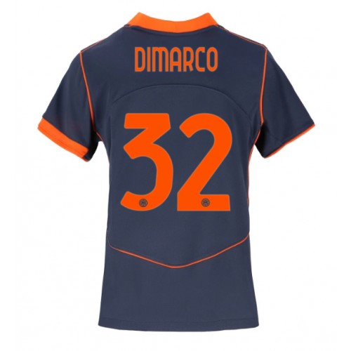 Stroje piłkarskie Inter Milan Federico Dimarco #32 Koszulka Trzeciej dla damskie 2025-26 Krótki Rękaw